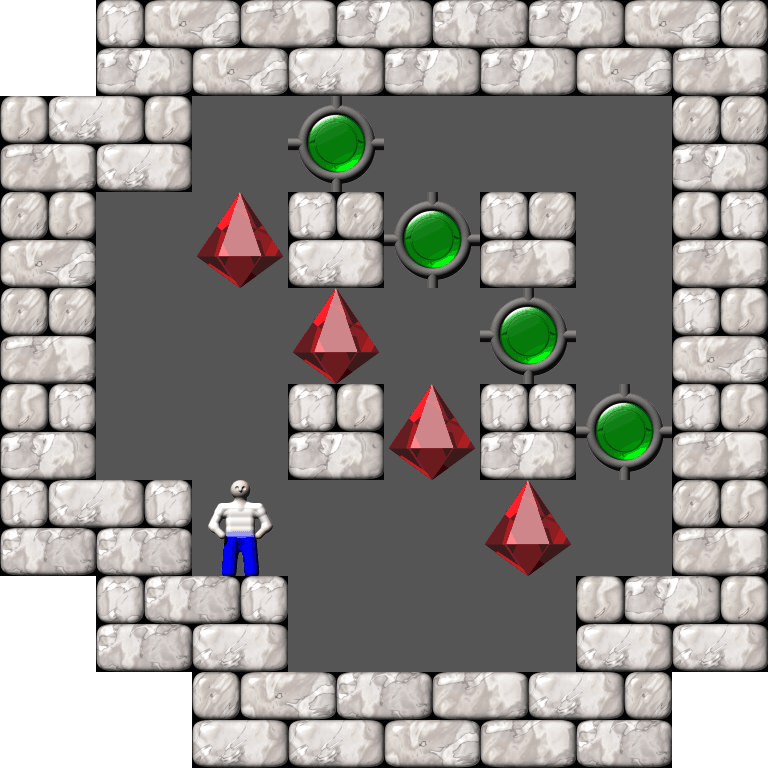 Sokoban Square Dance level 3